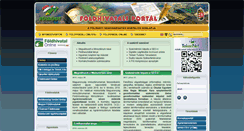 Desktop Screenshot of foldhivatal.hu